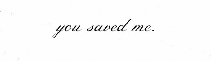 You Save Me